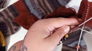 Пятка бумеранг поворотными рядами с клином подъёма (2часть).