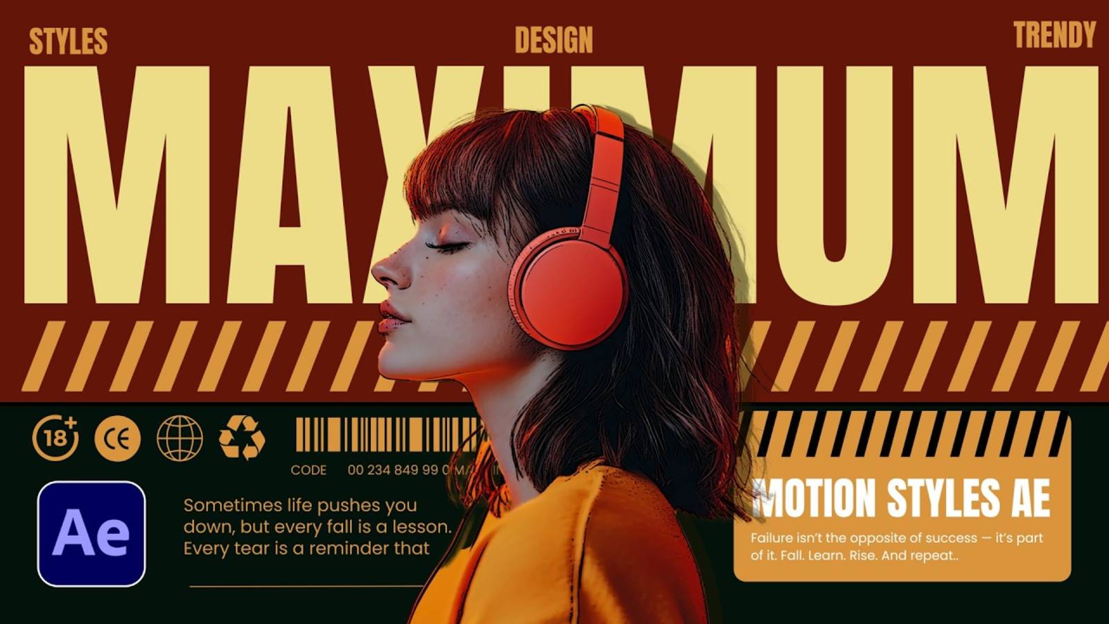 5 модных стилей After Effects Motion, которые нужно знать в 2025 году