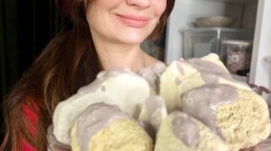 ASMR crunch of chalk in paste_Мел халва в пасте из Астаны розовой