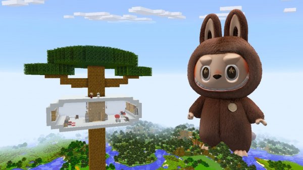 МАЙНКРАФТ ЛАБУБУ ГИГАНТ НАПАЛ НА МЕНЯ В MINECRAFT | Детский Ютуб