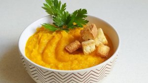 Овощной суп - пюре с грибами. Быстро и вкусно.