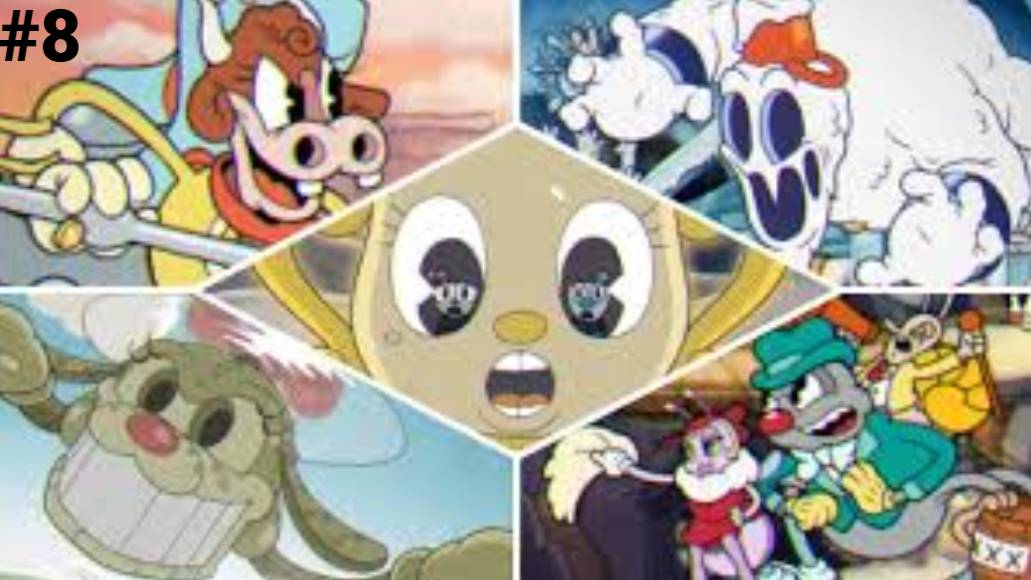 1000 и 1 смерть ▶ Cuphead The Delicious Last Course вдвоём #8