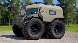 Премьера заднемоторного вездехода Тайфун: мощность 3.2 + АКПП + колеса 1780