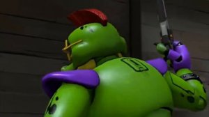 аниматроники. драка