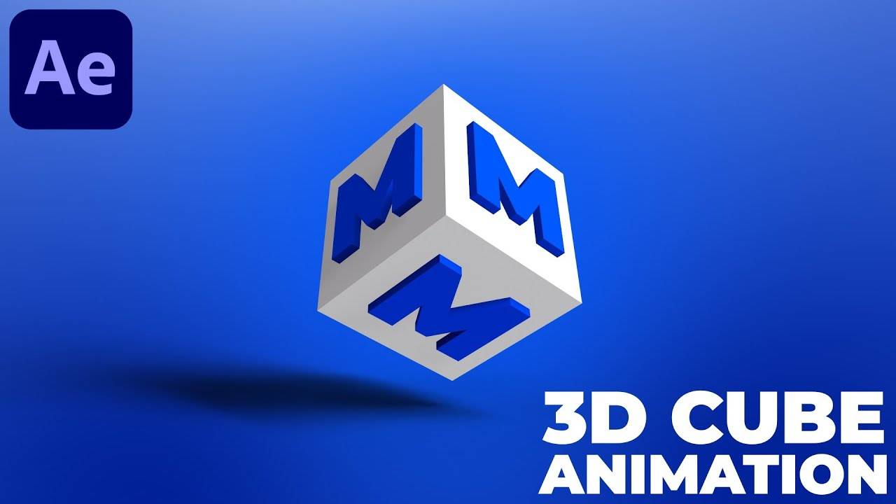 Создание вращающегося куба в After Effects смотреть онлайн