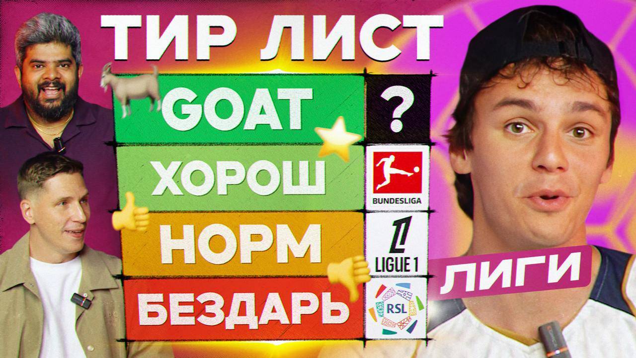 Тир лист #8 | Лучшие лиги мира смотреть онлайн