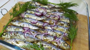 Самый быстрый и вкусный рецепт _Черноморской ставриды_ Запечённая ставрида в духовке.