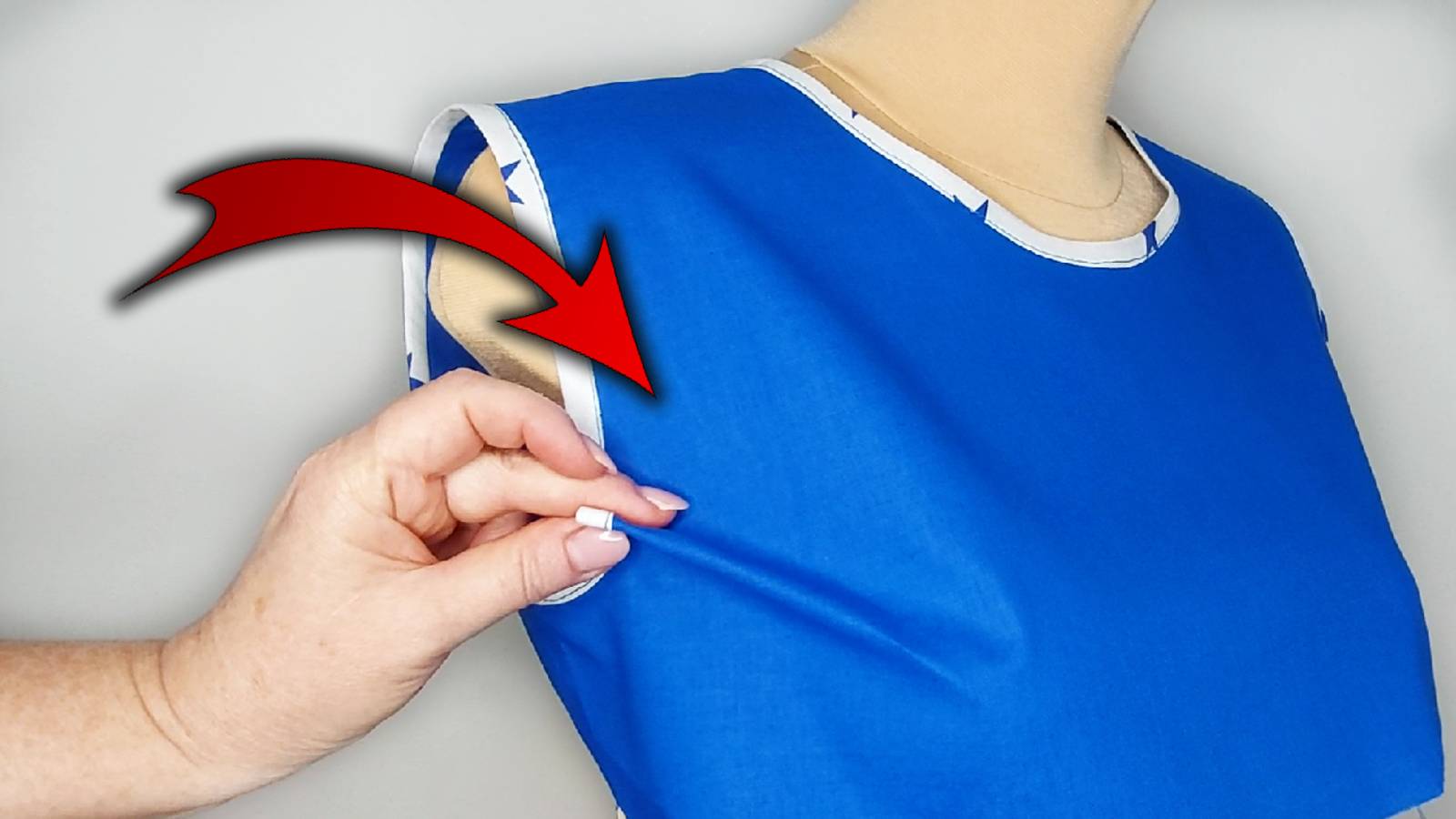 🔥КАК БЫСТРО УМЕНЬШИТЬ пройму в блузке/платье без рукавов смотреть онлайн