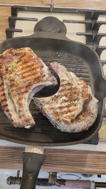 А вот и стейк!