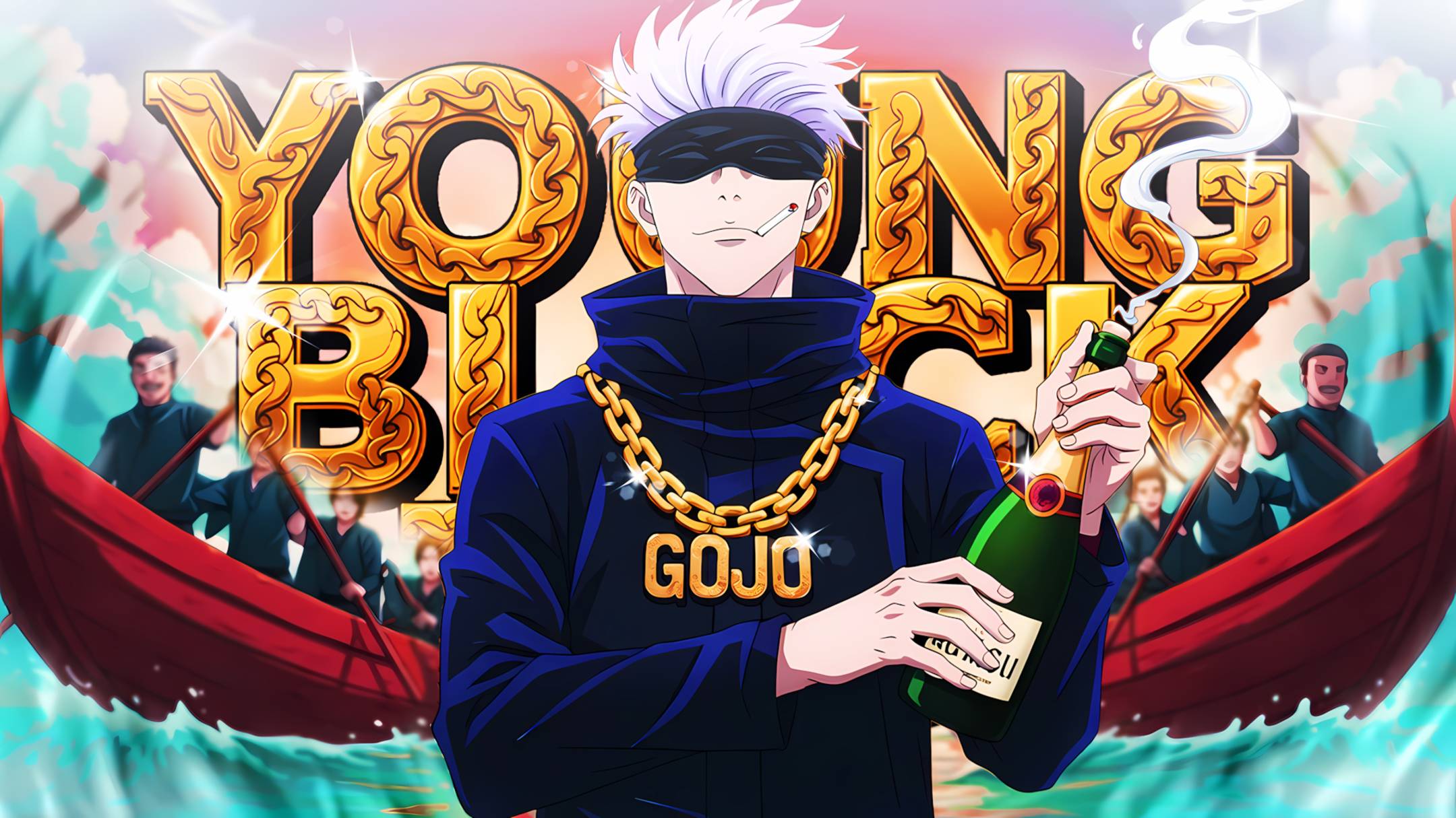 Melly Mike - Young Black & Rich (Indonesian Boat Race AMV) смотреть онлайн