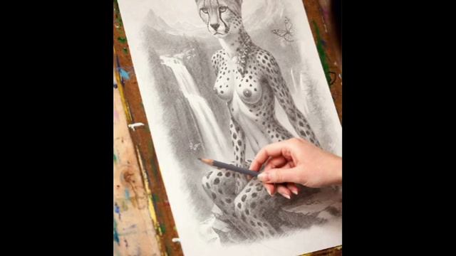 Урок рисования 210