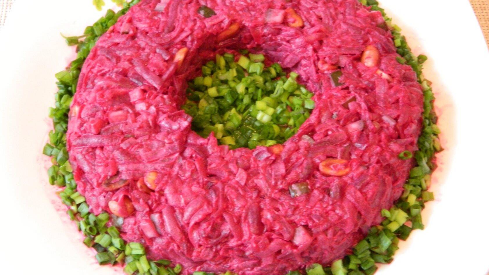 Свекольный салат с арахисом смотреть онлайн