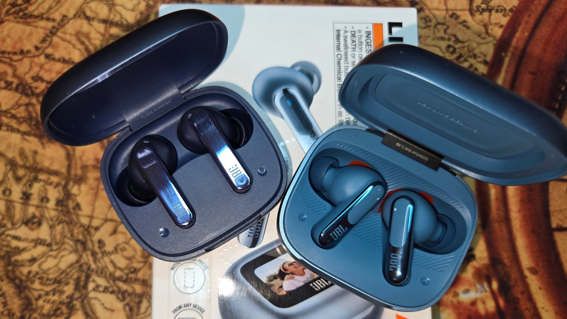 JBL Live Beam 3 Vs Live Pro 2. Распаковка - сравнение.