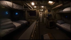 Сладкий сон в каюте подводной лодки.