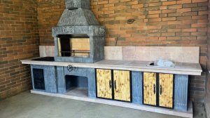 Сборка садовой печи №22. Компания «Династия»