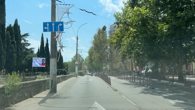 Ялта. По Московской на Киевскую до Карла Маркса ул. 19.07.2025. Крым. Crimea. Yalta. смотреть онлайн