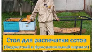 Стол для распечатки сотов - дешёвый и функциональный вариант