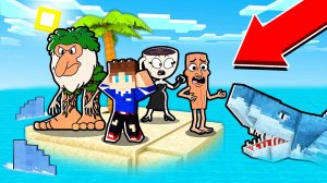 ИТАЛЬЯНСКИЕ ЖИВОТНЫЕ ВЫЖИВАЮТ НА ОСТРОВЕ в Майнкрафт мультик