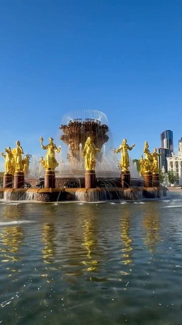 ВДНХ Москва Как же здесь красиво  #moscow #rossiya #travel #путешествия #вднх