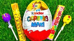 KINDER MAXI | МАША И МЕДВЕДЬ | РАСПАКОВКА КИНДЕР СЮРПРИЗ