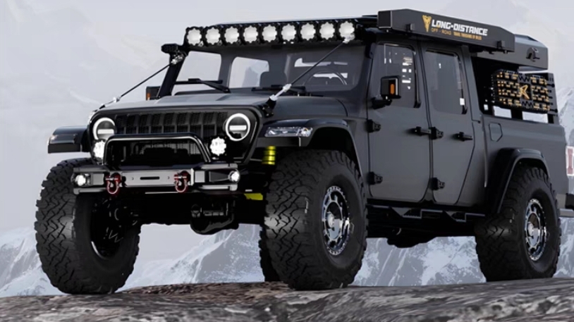 rlaarlo 1/7 jk07 pro jeep Rubicon gladiator смотреть онлайн