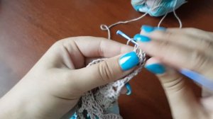 Детская ажурная косынка крючком, бактус, шаль