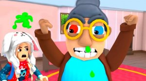 ПОБЕГ ОТ СОПЛИВОЙ БАБУШКИ 😂 роблокс