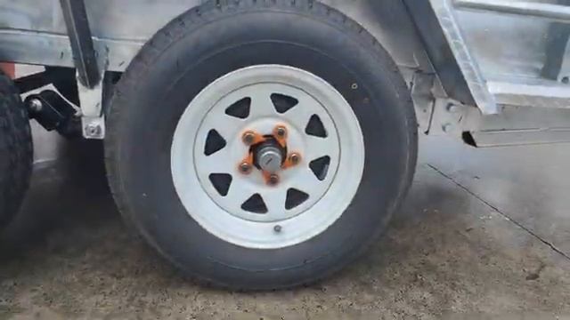 Bigman 8x5 Tandem Electric Brake Trailer  900mm Cage  Toolbox  Spare Wheel  Spare Wheel Holder