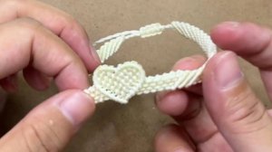Сделай сам браслет-макраме в виде сердца  _ Простой браслет-макраме