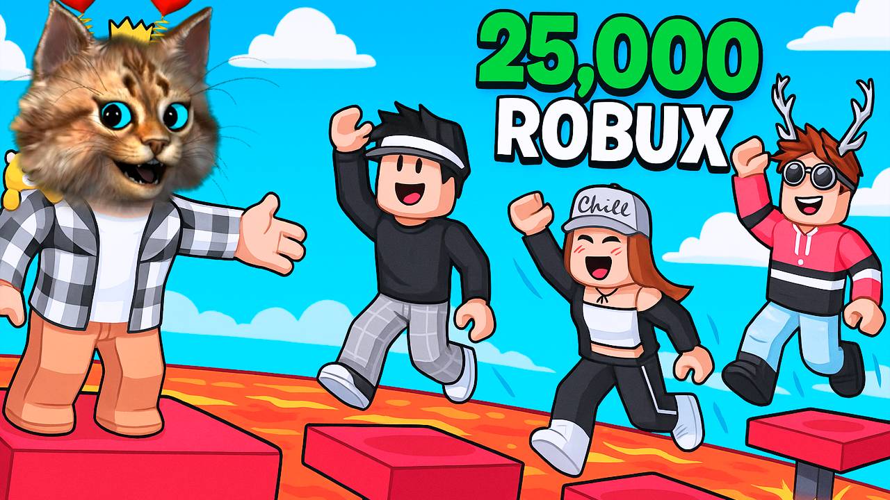 ВЫИГРАЙ ДО 25000 РОБУКСОВ В ТУРНИРЕ РОБЛОКС (Товер оф Хелл, Дорс, мм2, стеклянный мост) Весёлый Кот смотреть онлайн
