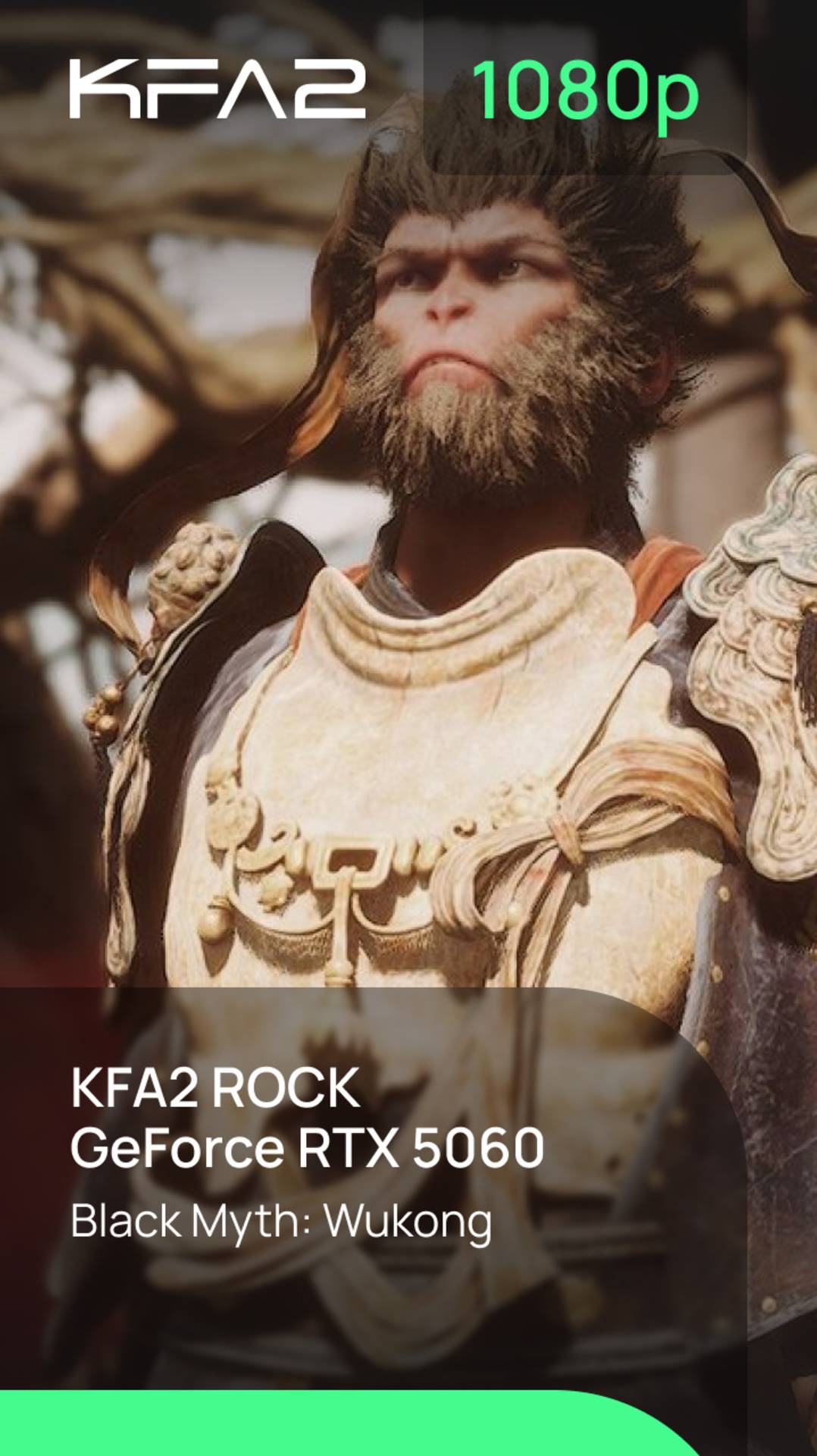 Тест видеокарты KFA2 ROCK GeForce RTX 5060 | Black Myth: Wukong | 1080p (Full HD) разрешение смотреть онлайн