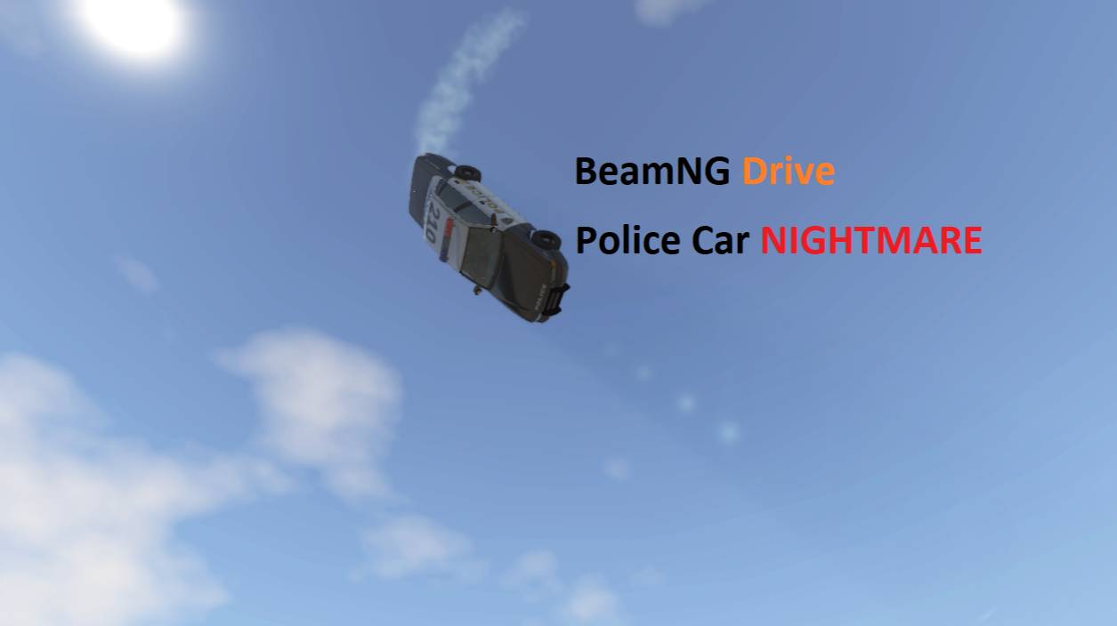 BeamNG Drive Police Car Nightmare