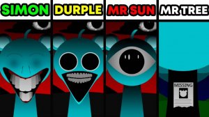 🌞 INCREDIBOX SPRUNKI | CHARACTER TREATMENT: SIMON, DURPLE, MR.SUN, MR.TREE! 🌳