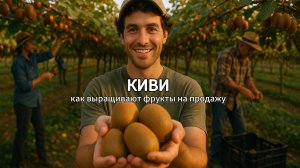 Как выращивают киви на продажу 🥝