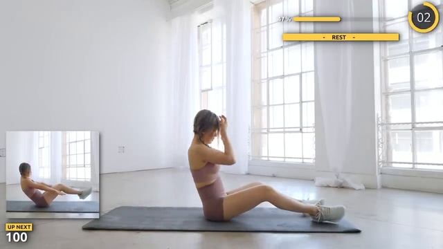 тренировка на пресс от Хлои Тинг