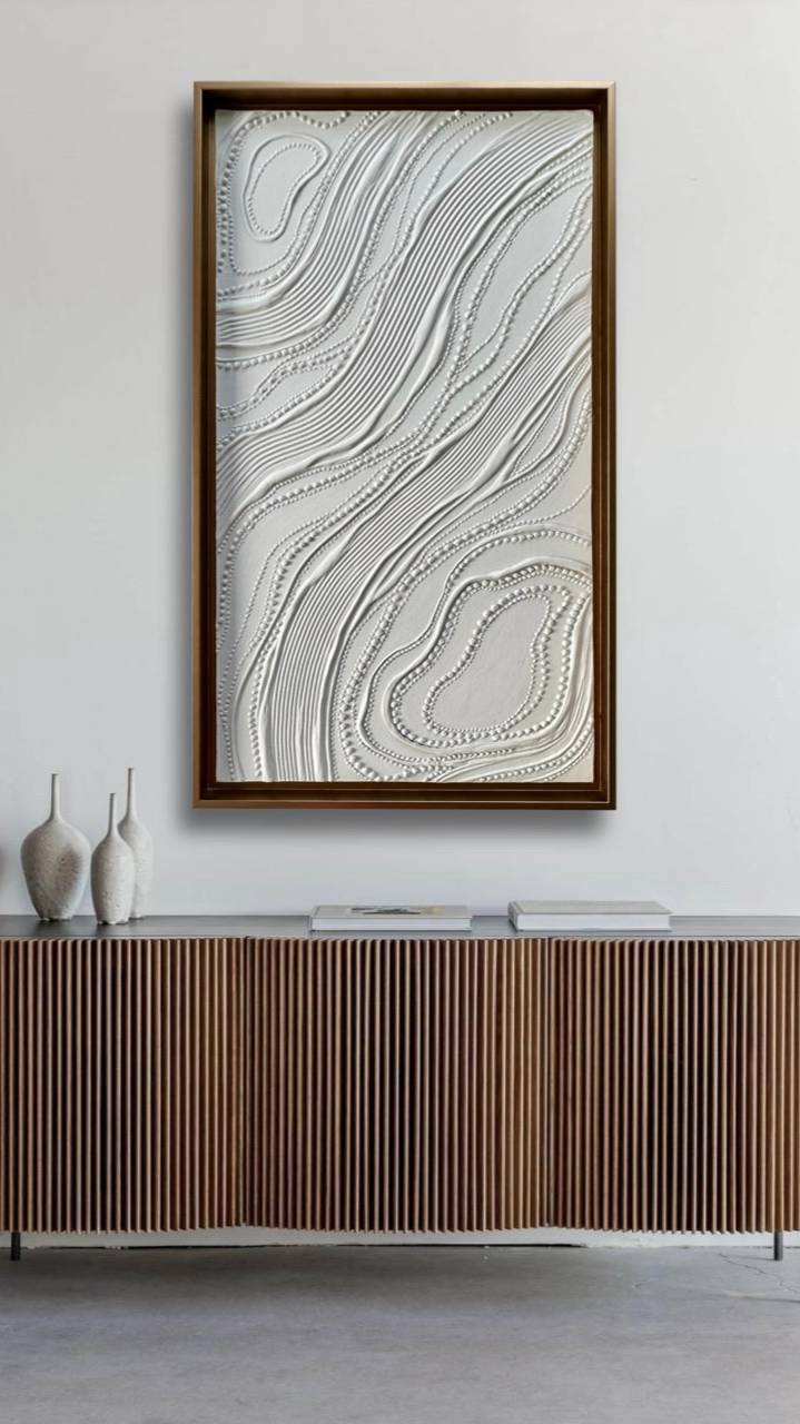 Рельефная картина «Острова». Абстракция.