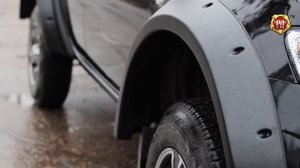 Расширители колесных арок (широкие) на Mitsubishi L200 2014-н.в.(russ-artel.ru)
