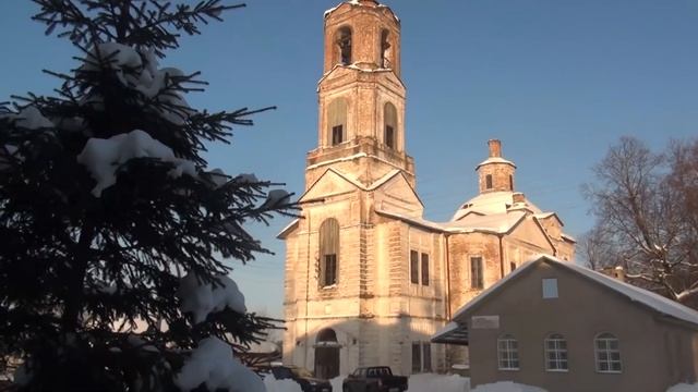 КОБЫЛЬСК, ДРЕВНИЙ ВЕЛИЧЕСТВЕННЫЙ ХРАМ В МАЛЕНЬКОЙ ДЕРЕВНЕ / СОХРАНИЛИСЬ ФРЕСКИ смотреть онлайн
