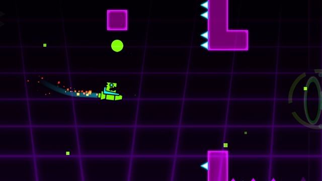 Прохождение уровня Round 1 в Geometry Dash world