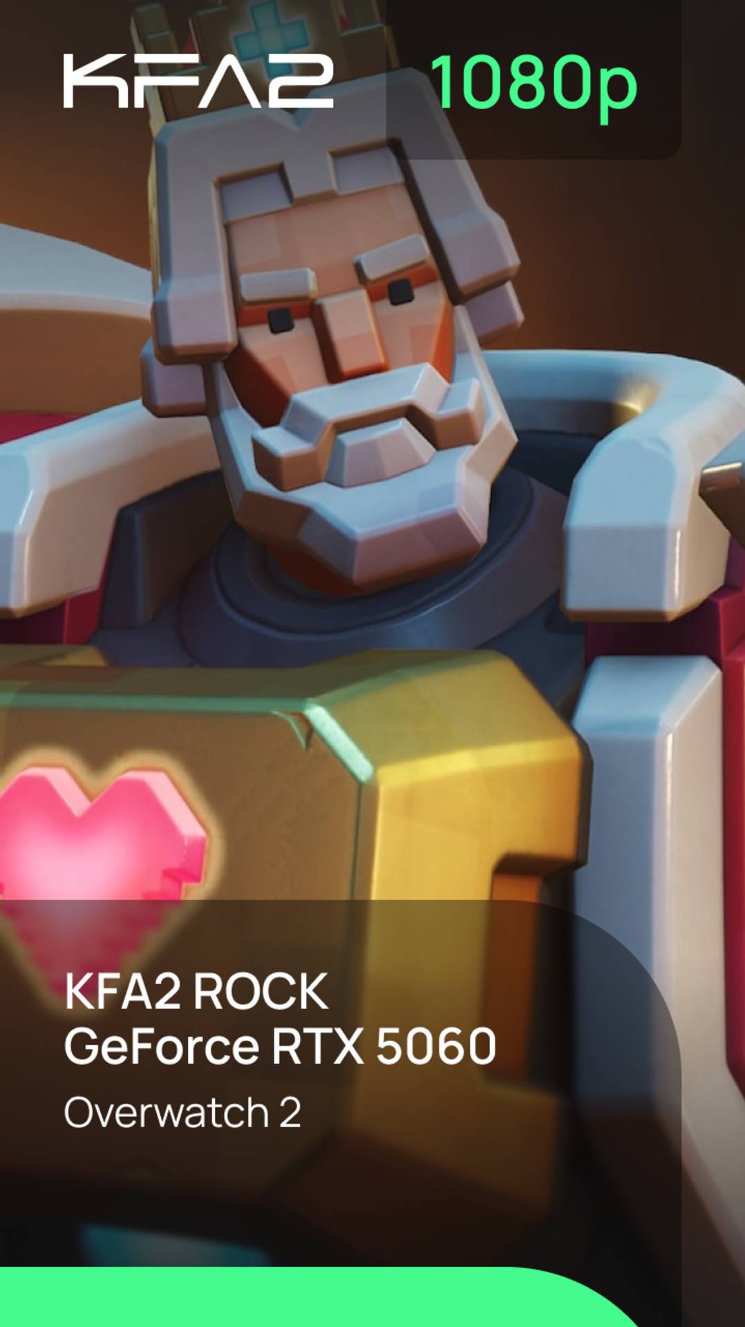 Тест видеокарты KFA2 ROCK GeForce RTX 5060 | Overwatch 2 | 1080p (Full HD) разрешение смотреть онлайн