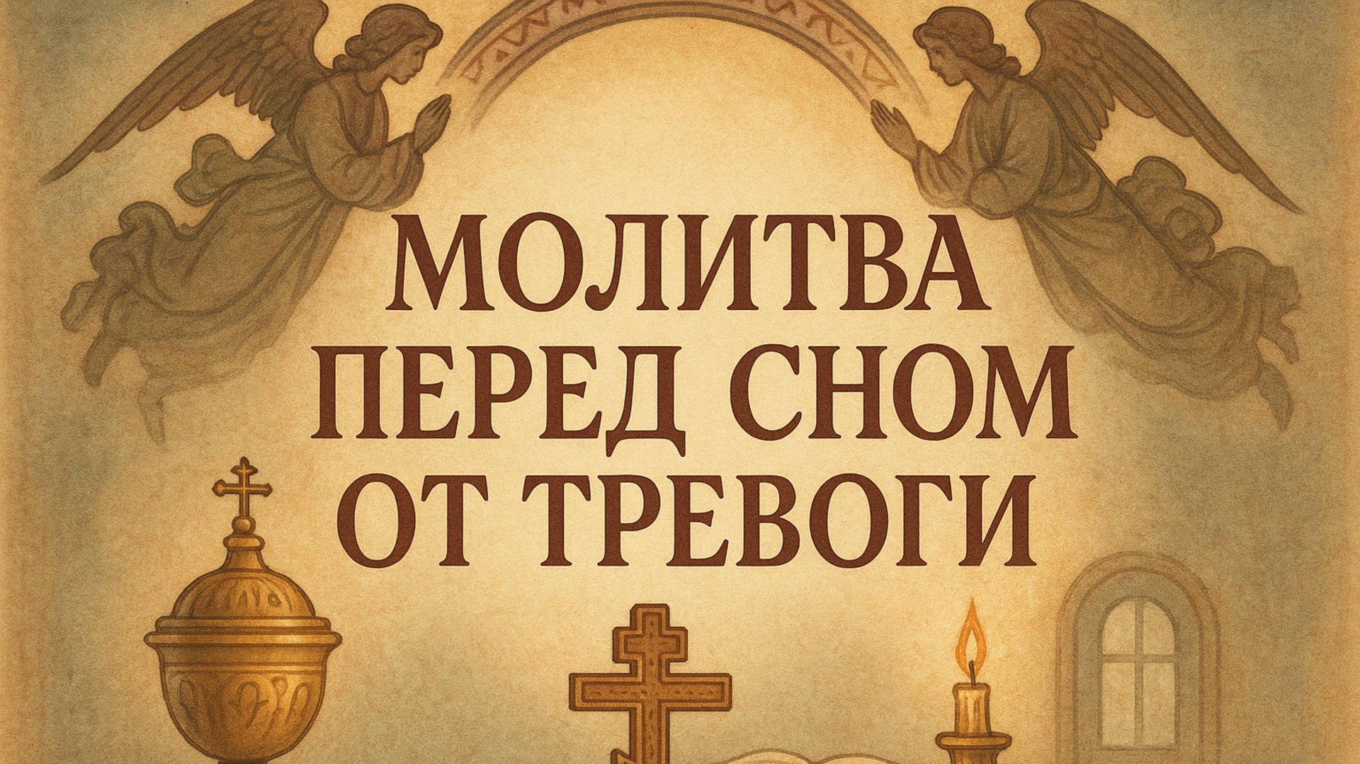Молитва перед сном от тревоги смотреть онлайн