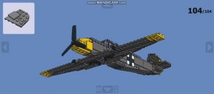 Самолет Messerschmitt Bf. 109 из ЛЕГО (Инструкция по сборке)