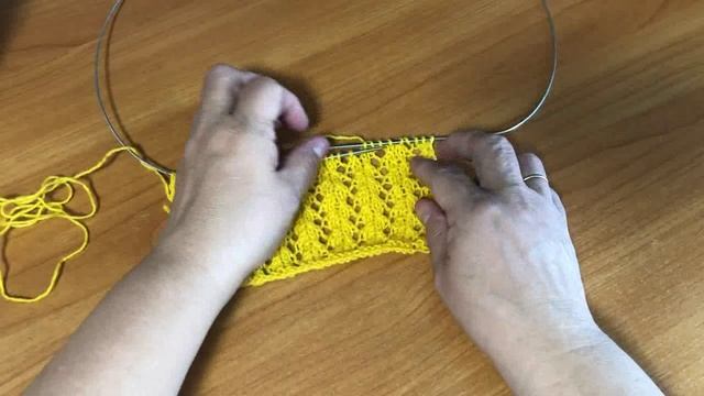 Красота в простате! Узор спицами для вас! смотреть онлайн