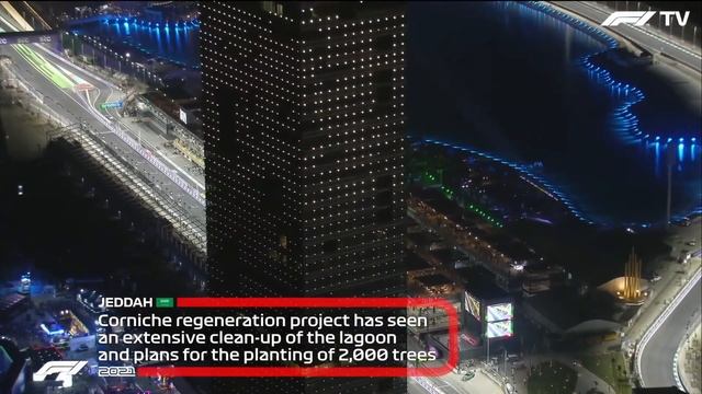 Шоу дронов на Гран-при Формулы 1 в Саудовской Аравии смотреть онлайн