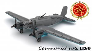 Бомбардировщик Heinkel He 111 из ЛЕГО (инструкция по сборке)