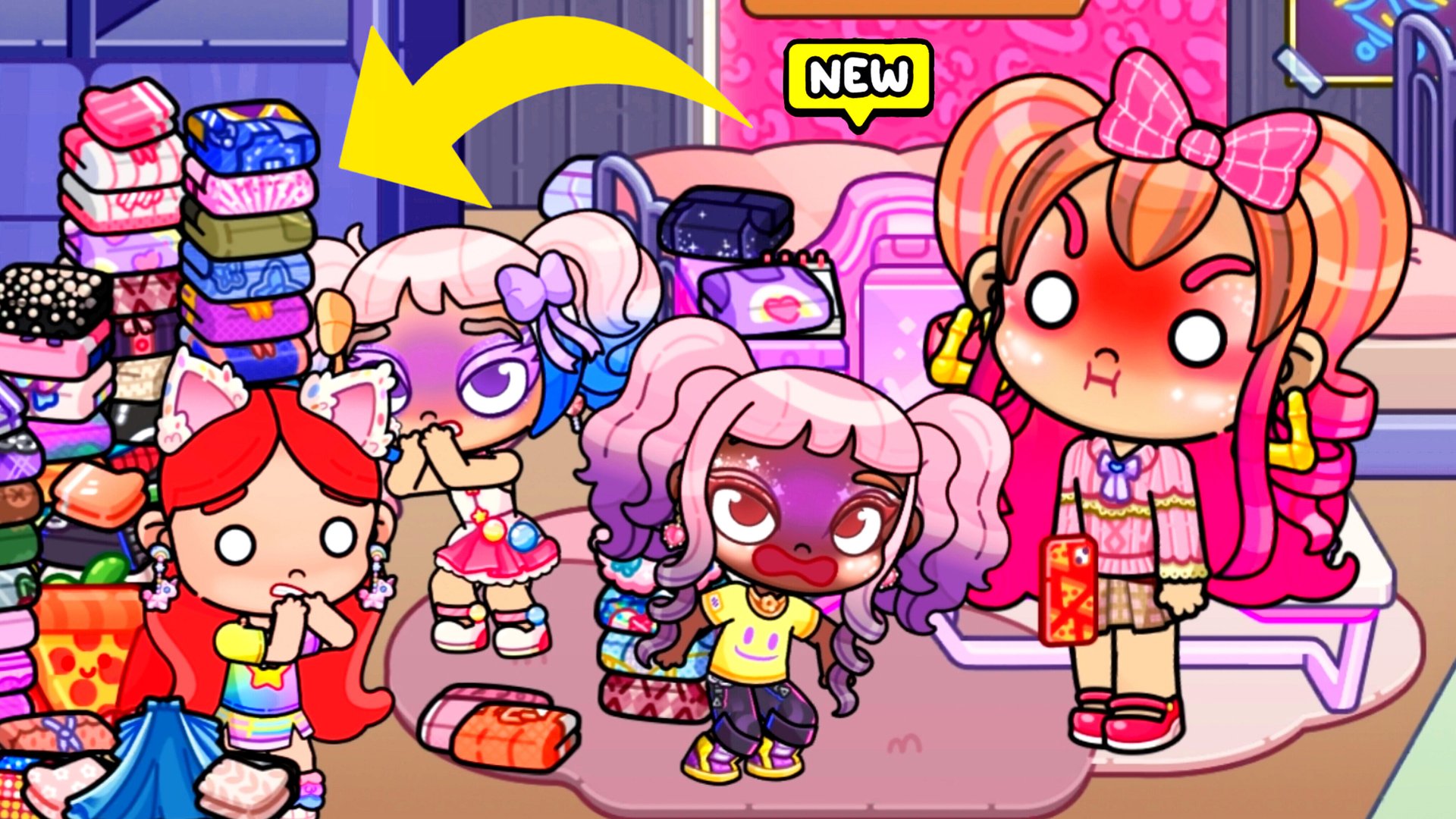 ЧУЧУНИ 2 И АНЯ РАЗНЕСЛИ КОМНАТУ КИРЫ / КИРА ЗЛА 😡 ♥️AVATAR WORLD♥️