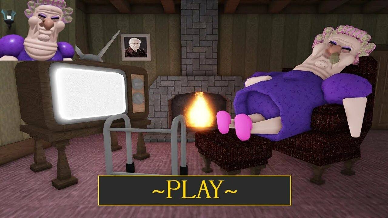 😯 СБЕЖАЛ от ЧОКНУТОЙ СТАРУХИ История в Роблокс Roblox GRUMPY GRAN! SCARY OBBY. смотреть онлайн