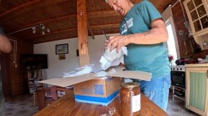 Пришла посылка с Краснодарского края.