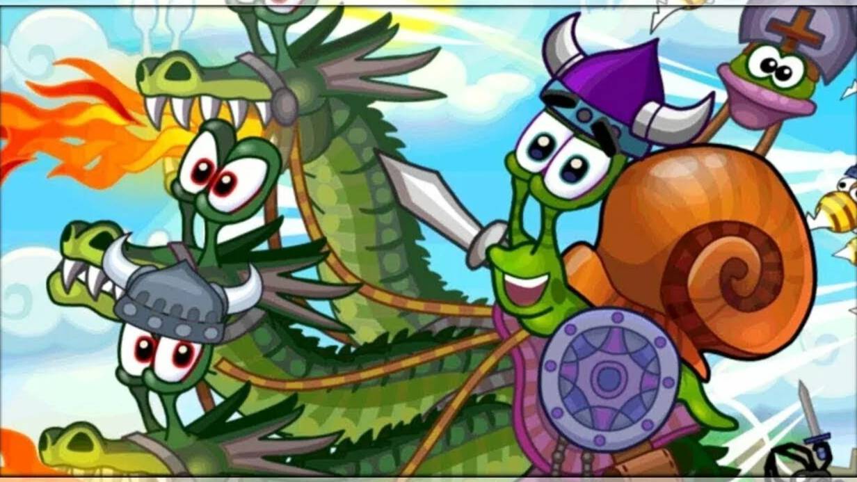 УЛИТКА БОБ#4 - Фэнтези история.Битва с драконом. МУЛЬТИК для детей.Несносный Боб 4 на Tiger Games TV смотреть онлайн