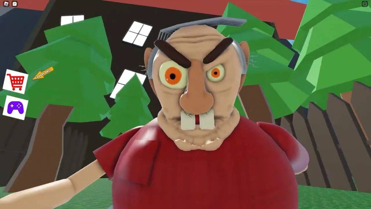 ПОБЕГ от СТРАШНОГО ДЕДА в роблокс | ESCAPE EVIL GRANDPA OBBY roblox | Обби злого дедушки. смотреть онлайн